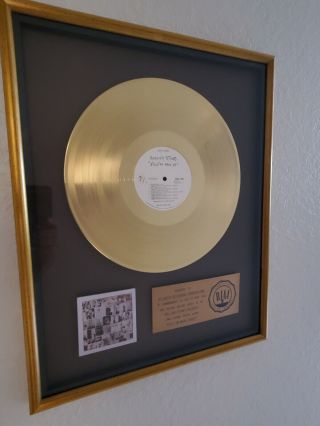 Rolling Stones Riaa Gold Record Award 