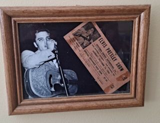Elvis Presley Concert Ticket 1956 San Antonio Texas