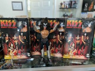 1978 Kiss Mego Dolls Complete Set Of 4 Figures W Boxes And X Gene Mego