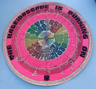 1967 Grateful Dead & Jefferson Airplane Kaleidoscope Concert Poster La