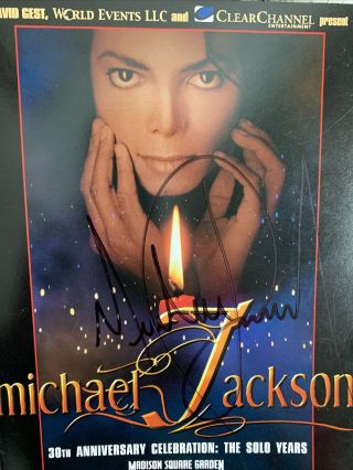 Michael Jackson Hand Signed 30th Anniversary Program