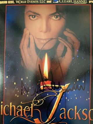 Michael Jackson Hand Signed 30th Anniversary Program 3