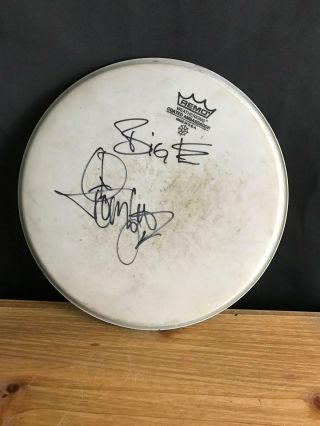 Motley Crue Tommy Lee Signed/inscribed Tour Drumhead 6 - 15 - 12 In Bucharest