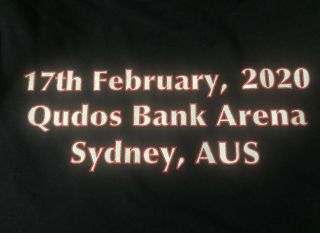 Tool Alex Grey Australia/NZ 4 Shirt Set (Large) 2020 Fear Inoculum Tour 5