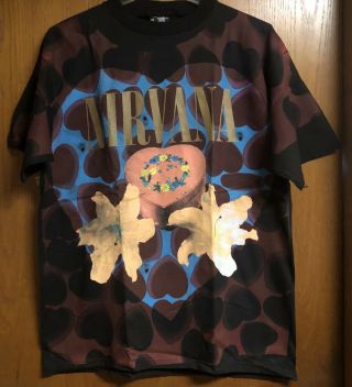 1993 Nirvana Vintage T - Shirt Lg Never Worn Kurt Cobain Box T
