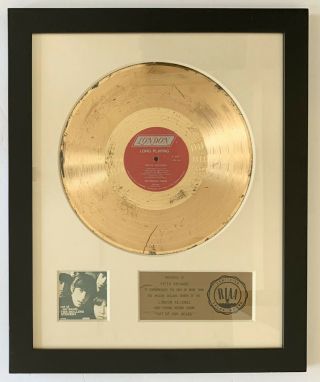 Rolling Stones Riaa White Matte Out Of Our Heads Presented To Keith Richard