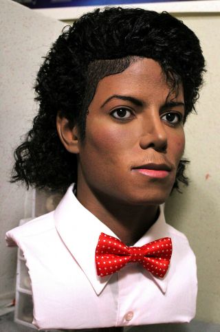 1/1 Lifesize CUSTOM Michael Jackson Billie Jean bust prop Thriller era 4
