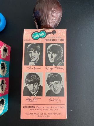 The Beatles ‘Paul McCartney Soakie’ 1965 USA Colgate.  In box/packaging 5
