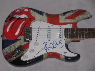 Rolling Stones Ronnie Wood Hand Signed Guitar,  Psa Dna Buy