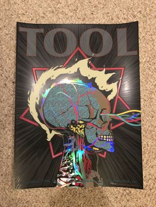 Tool Band Dc Concert Poster Washington D.  C 11/25/19 Holographic Artist 2019 Foil