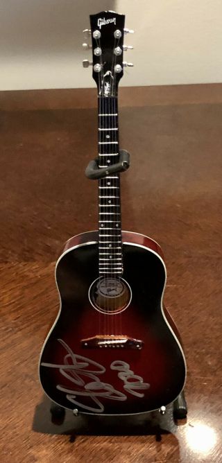 Slash Signed Axe Heaven Gibson J - 45 Vermillion Burst Mini Guitar