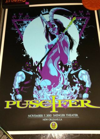 2015 Puscifer Tool Orleans Topless Concert Poster 11/7 Vance Kelly /175 S/n