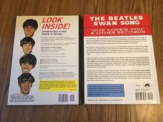 ‘The Beatles Records On Vee Jay’,  ‘Swan Song’hardback book set Spizer cond 2