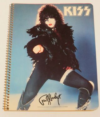 Kiss Paul Stanley Notebook Aucoin 1978 Complete 50 Pages,  Red Order Form
