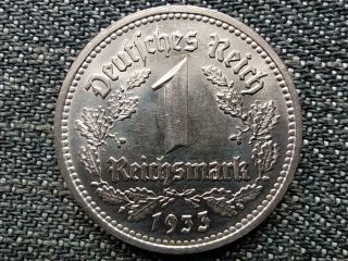 Germany Third Reich (1933 - 1945) 1 Reichsmark Coin 1933 D