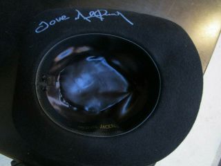 Michael Jackson Autographed Fedora Hat Rare W/coa