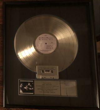 John Cougar Mellencamp The Lonesome Jubilee Riaa Platinum Album Record Award
