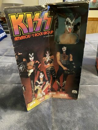 Vintage Kiss 1978 Mego Gene Simmons Doll Aucoin - Figure Gem