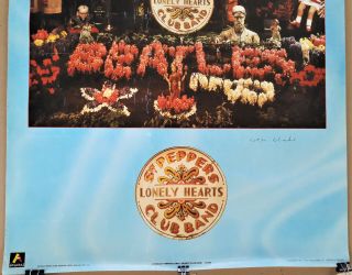 Beatles Sgt Peppers Lonely Hearts Club Band 1987 Poster Peter Blake Autographed 4