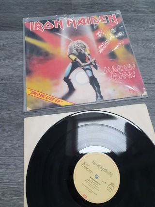 Iron Maiden Maiden Japan Signed By The Band