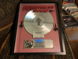 Powerman 5000 Tonight The Stars Revolt Riaa Platinum Record Award Rob Zombie