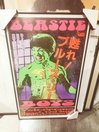 Beastie Boys / Bruce Lee Poster Graphics By Frank Kozik 1995 Prague