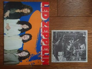 Led Zeppelin 1971 1st Japan Tour Tour Book,  Flyer For Osaka