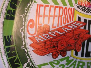 Kaleidoscope Jefferson Airplane Buffalo Springfield 1968 round poster 5