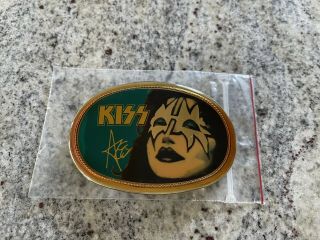 1977 Kiss Aucoin Ace Frehley Solo Belt Buckle Vintage Pacifica
