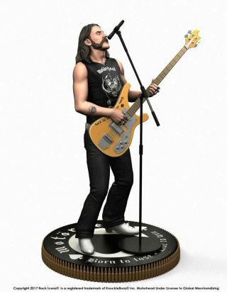 Lemmy Kilmister Knucklebonz Figure Statue Rock Iconz 2017 Motörhead -