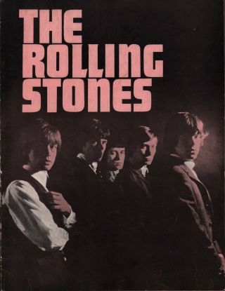 The Rolling Stones 1964 1st U.  S.  Tour Program Book / Mick Jagger / Brian Jones