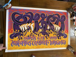 Phish 3/6/09 Hampton,  Va Reunion Poster By House Industries Numbered (802/950)