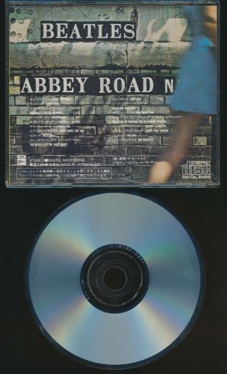 Beatles ORIG 1983 WORLD ' S FIRST BEATLES CD ' ABBEY ROAD ' FROM JAPAN NM 2