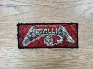 Metallica Creeping Death Patch Vintage Not Megadeth Slayer Anthrax Very Rare