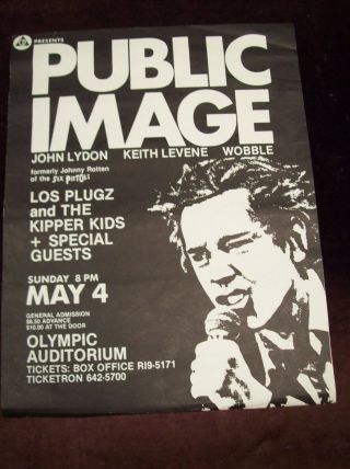 Public Image Limited Show Poster 70 