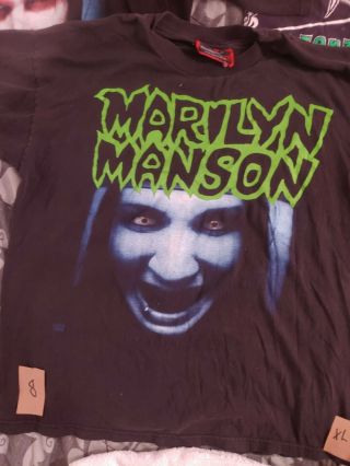 Marilyn Manson Vintage Shirt " This Is Your World In Which We Grow "