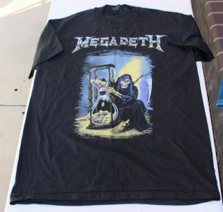 Vintage Og 1992 Megadeth Countdown To Extinction Tour Xl T - Shirt Grim Reaper