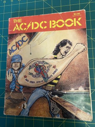 The Ac/dc Book Dirty Deeds Done Dirt 1976 Book Oop Rare