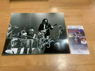 Gary Rossington Lynyrd Skynyrd Autographed 8x10 B&w Photo With Jsa Ii78564