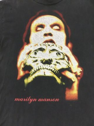 Rare Vintage 1997 Marilyn Manson Antichrist Superstar Superfuck Shirt WINTERLAND 2