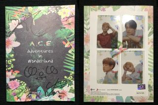 A.  C.  E Ace Adventures In Wonderland Autographed Signed Album Promo ‘not For Sale’