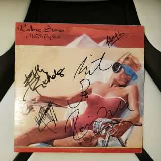 Rolling Stones Signed Vinyl Album Made In The Shade 1975 By 5 Artists