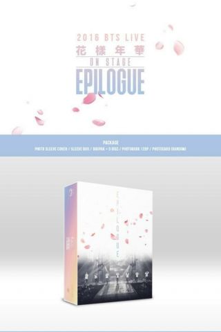 2016 Bts Live On Stage: Epilogue Concert 3 Dvd Korea Ver [sealed]