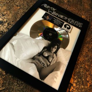 Amy Winehouse Back To Black Two Million Record Sales Music Award Album Lp Vinyl