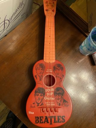 The Beatles Four Pop Guitar By Maestro