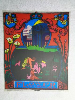 Robert Fried Transparent Poster 1967 Psychedelic Naked Flower Children Head Shop