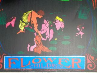 ROBERT FRIED Transparent Poster 1967 Psychedelic Naked Flower Children Head Shop 2