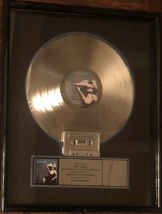 Scorpions Savage Amusement Riaa Platinum Album Record Award