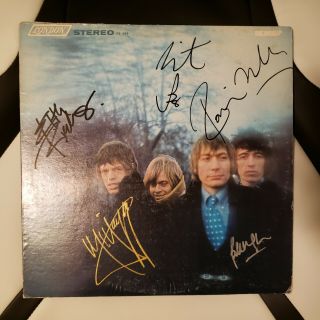 Rolling Stones Signed Vinyl Album Between The Buttons By 5 Artists