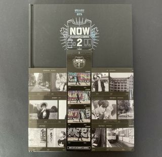 Bts - Now 2 Photobook Dvd,  Bookmark,  Photo Frame Stand Full Set Taehyung Bookmark